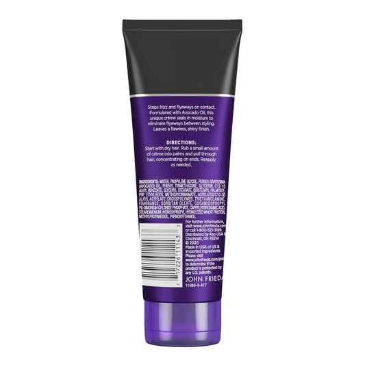John Frieda Frizz Ease Secret Weapon Touch-Up Crème, Anti Frizz Styling, Calm Frizzy Hair Avocado Oil - 4oz