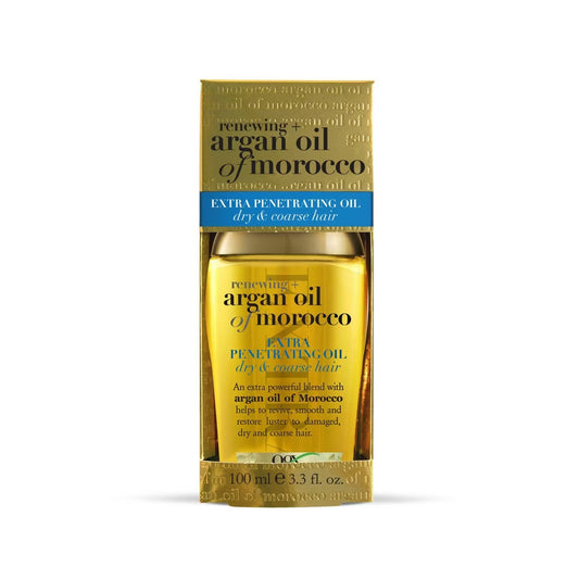 OGX Extra Strength Renewing Moroccan Argan Oil Penetrating Hair Oil Serum- 3.3 fl oz