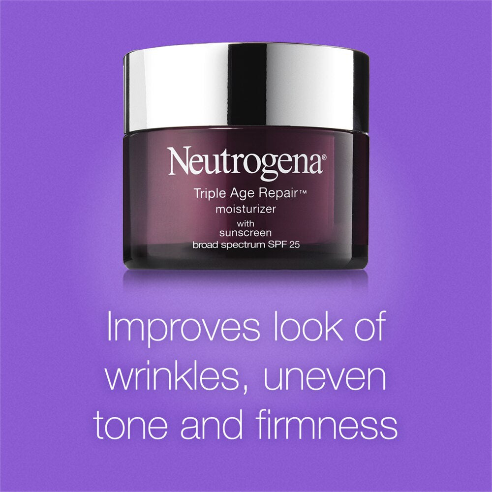 Neutrogena Triple Age Repair Moisturizer SPF 25, 1.7 OZ